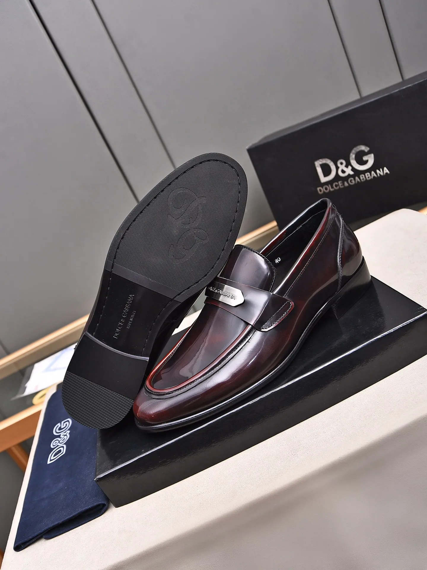 👍👍Men's shoes💰480 **Boutique recommendation**DG**The latest business formal leather shoes, official website synchronization, top version on the market, purely handmade. Fabric: imported calfskin with water-dyed cow lining 38, 39, 40, 41, 42, 43, 44 (customized at 45